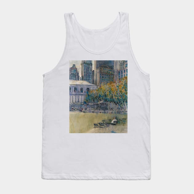 Bryant Park (West 41 Street) Alone Tank Top by dfrdesign